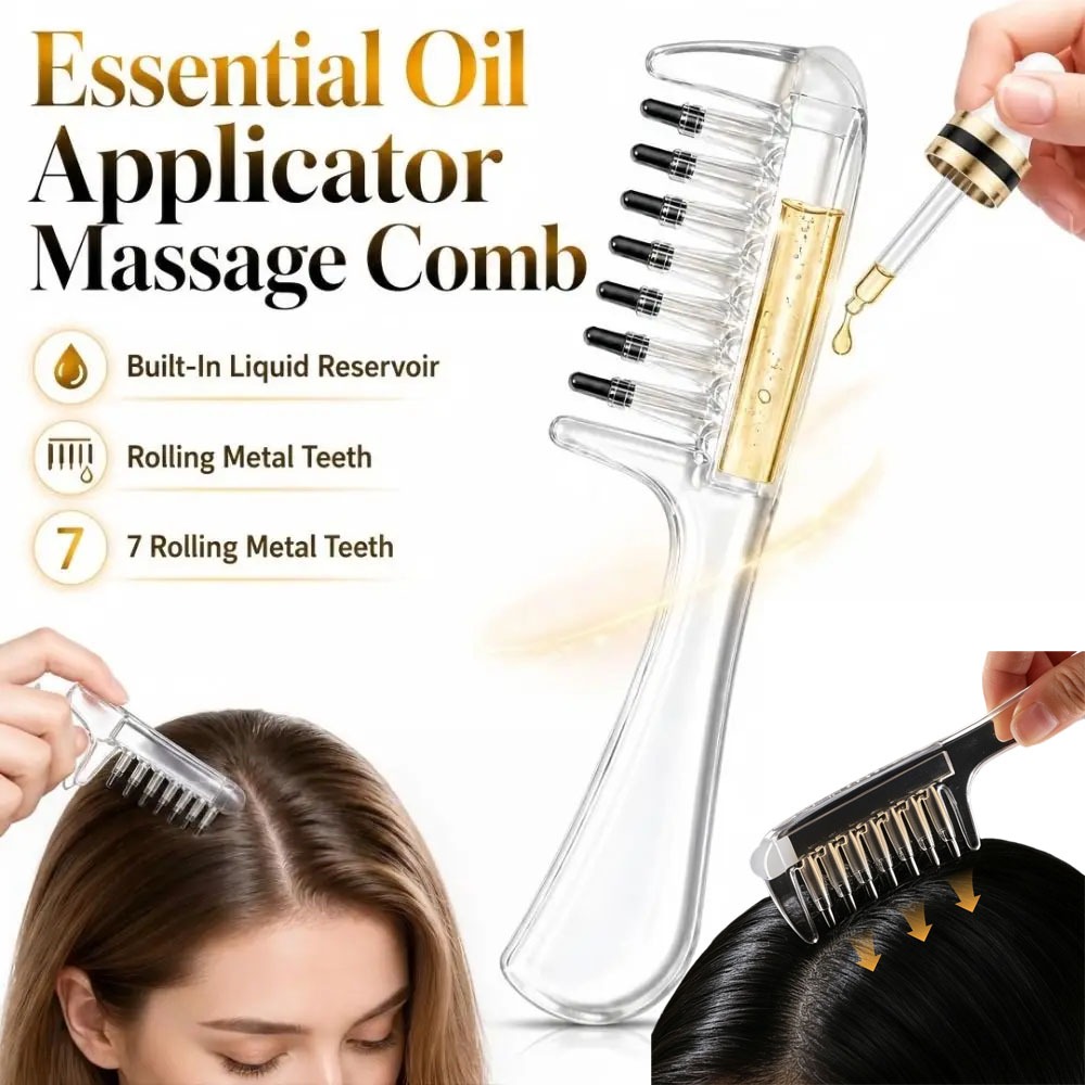 Root Stimulator Liquid - Sisir Pijat untuk Aplikasi pada Kulit